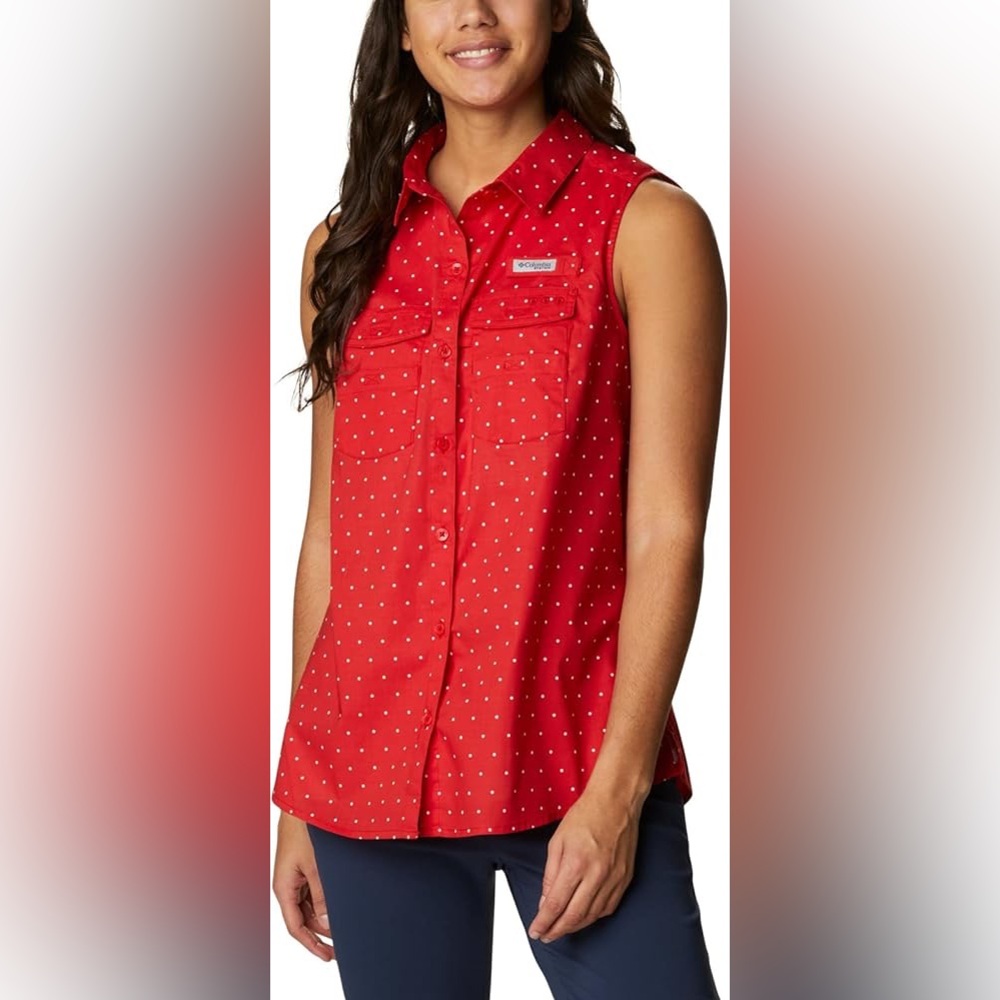 Columbia Women's PFG Bonehead Stretch Tank Size Medium